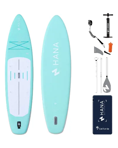 Stand-Up Paddle HANA 11'2 California Pack Kolor Miętowy