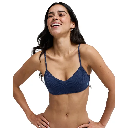 Stanik bikini typu bralette dla Kobiety ROXY SHINE Niebieski
