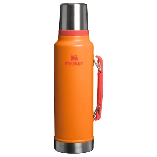 Stanley 1913 Izolowany próżniowo termos - 1,4L - THE LEGENDARY CLASSIC BOTTLE Fitness i nawodnienie 1 ct Pomarańczowy