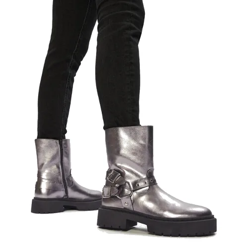 Steve Madden Botki Zwart SM11003405 Szary