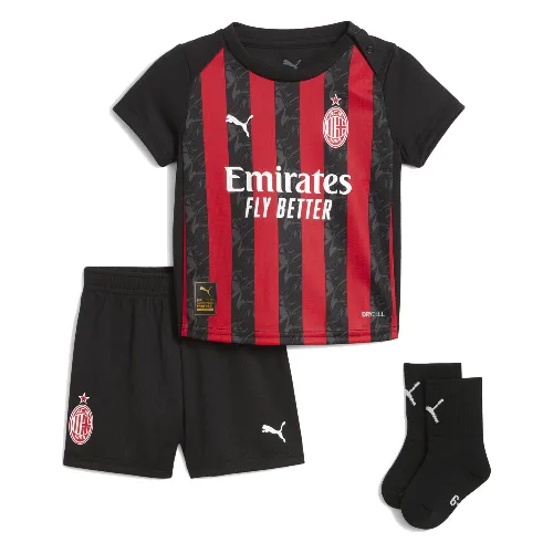 Strój domowy AC Milan 25/26 dla małych dzieci PUMA