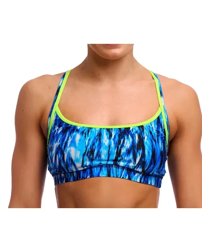 Strój dwuczęściowy Funkita Sports Top Wing Streak - góra od bikini