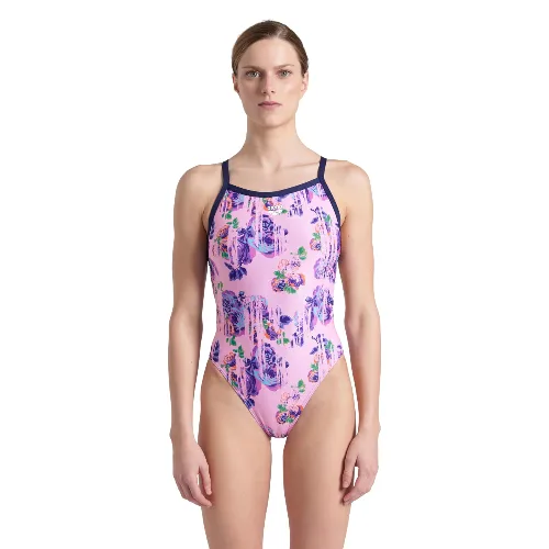 Strój Kąpielowy damski Arena Rose Texture Swimsuit Xcro