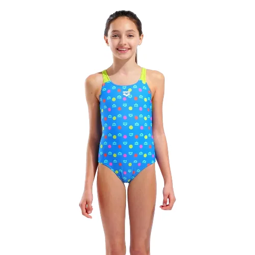 Strój Kąpielowy Dziewczęcy Arena Multiple Dot Swimsuit Swim