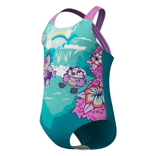 Strój kąpielowy jednoczęściowyna basen dla dziewczynek Speedo Learn To Swim