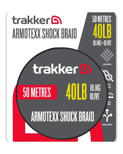 Strzałówka Plecionka Trakker Armotexx Shock Braid 40Lb 18.1Kg 50M