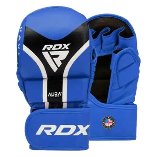 Strzelec MMA Aura+ T-17 - Czarny/Niebieski - S
