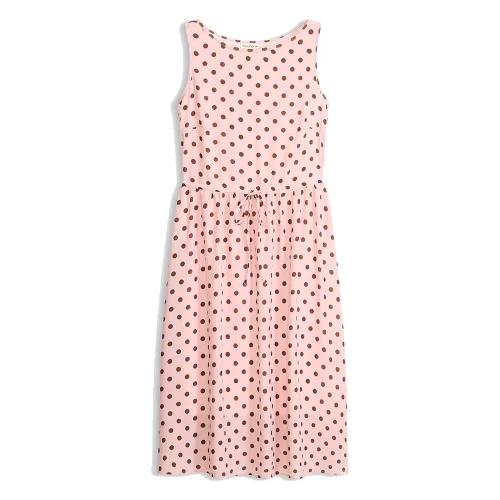Sukienka midi z wiązanym paskiem
