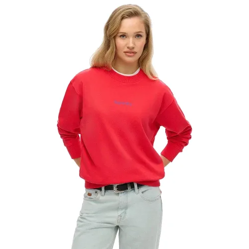 superdry Core Logo City Graphic Crew damska bluza z bawełny organicznej - HYPER