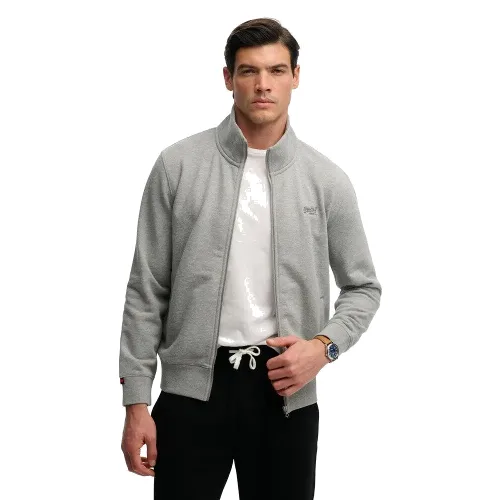 superdry Essential Logo Track Top - luźna bluza z recyklingowanego materiału