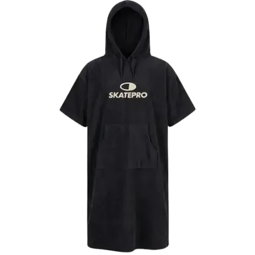 Surf Poncza SkatePro Towel Poncho - Czarny