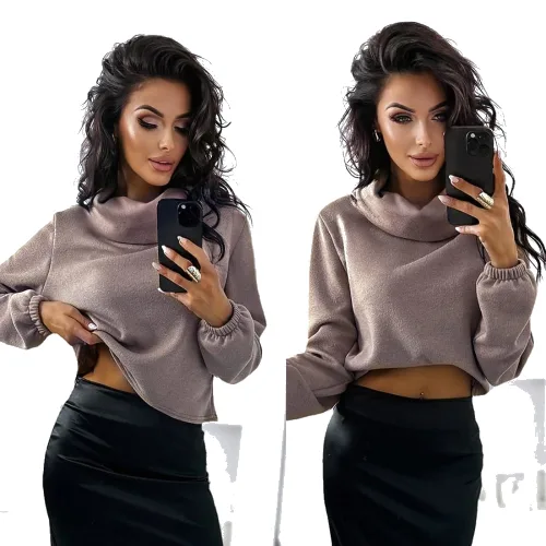 Sweter komin Witch cappucino