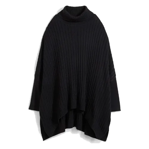 Sweter poncho oversize