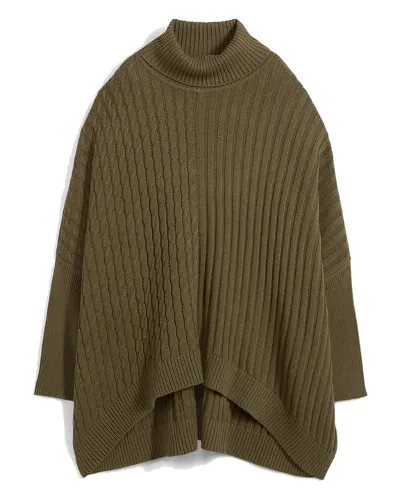 Sweter poncho oversize