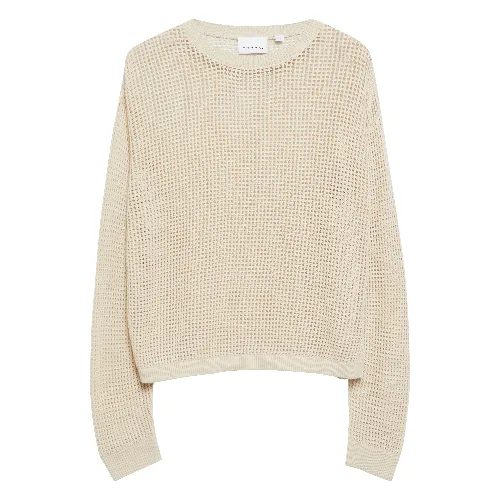 Sweter z dzianiny Ajour