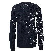 Sweter z dzianiny o luźnym kroju z fakturą