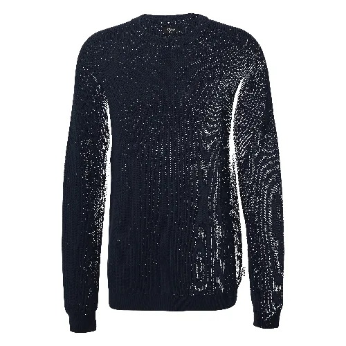 Sweter z dzianiny o luźnym kroju z fakturą