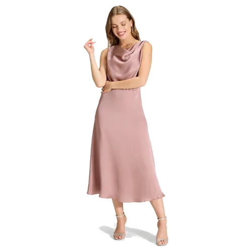 Swing Sukienka koktajlowa 5AK04900 Różowy Regular Fit