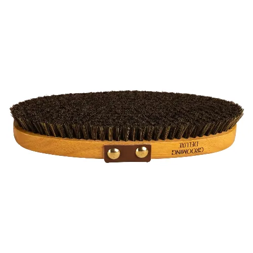 Szczotka dla koni Grooming Deluxe Medium with horse hair