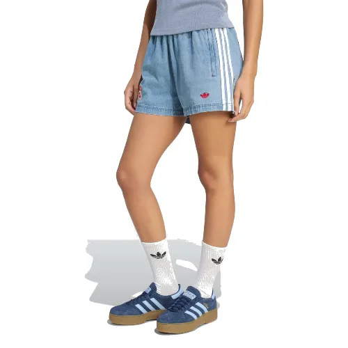 Szorty dżinsowe adidas x Coca-Cola