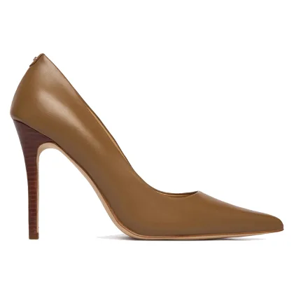 Szpilki MICHAEL Michael Kors Elyse High Pump 40R6EYHP1L Brązowy