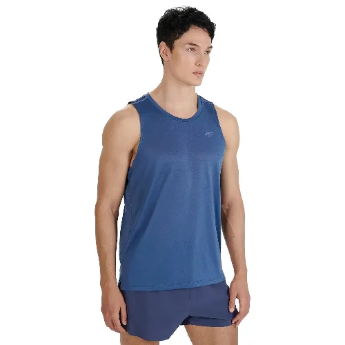 T-SHIRT MĘSKI 4F KOSZULKA TANK TOP SZYBKOSCHNĄCA DO