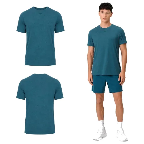 T-SHIRT MĘSKI 4F KOSZULKA TRENINGOWA SZYBKOSCHNĄCA M