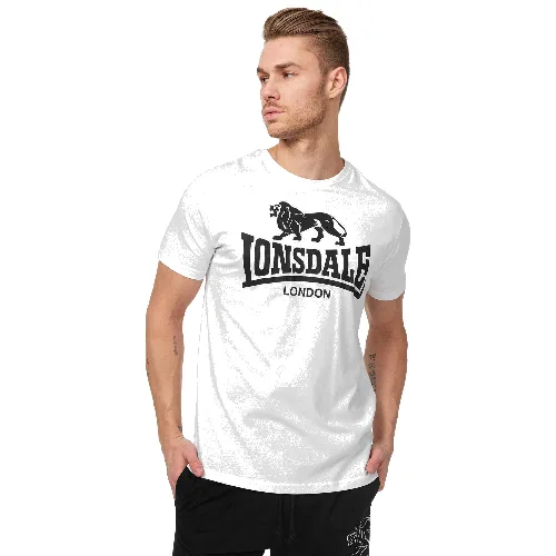 T-shirt o klasycznym kroju Lonsdale Logo