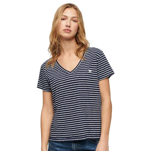 T-shirt Studios Slub Emb Vee Tee od SUPERDRY