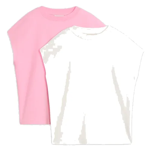 T-shirt z czystej bawełny organicznej (2 szt.)