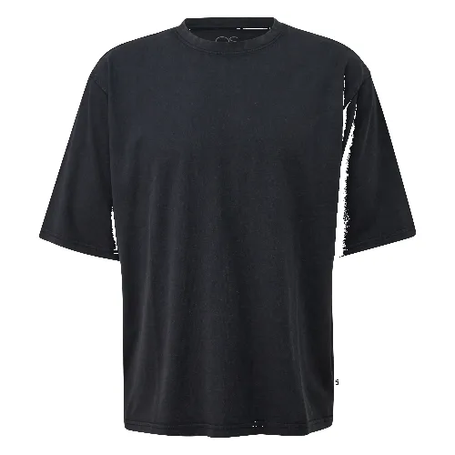 T-shirt z efektem sprania Loose Fite z nadrukiem z tyłu