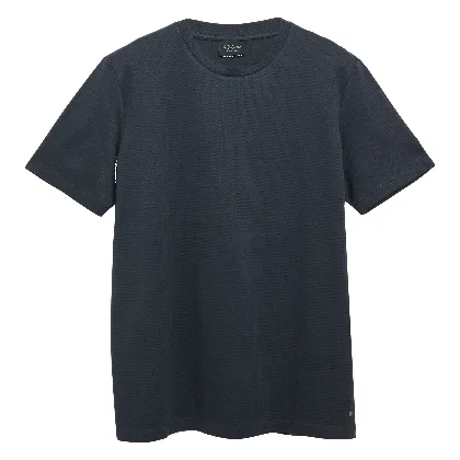 T-shirt z merceryzowanej bawełny żakardowej