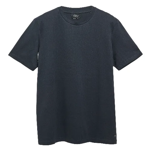 T-shirt z merceryzowanej bawełny żakardowej
