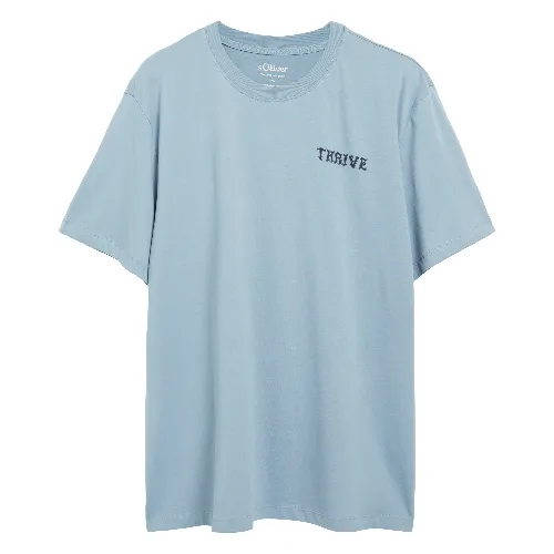 T-shirt z nadrukiem z przodu i z tyłu