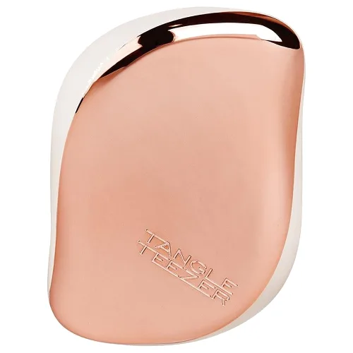 Tangle Teezer Compact Styler COMPACT STYLER DETANGLING HAIRBRUSH ROSE GOLD IVORY Detangler 1 ct Nude