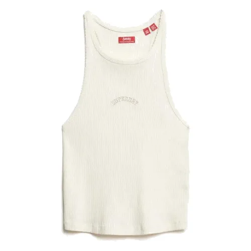 Tank top z plecami typu racer i logiem dla kobiet Superdry Essential