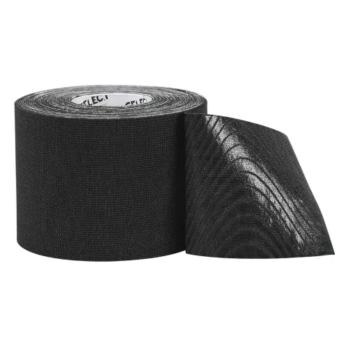 Taśma do kinesiotapingu na mięśnie Select K-TAPE czarna 5cm X 5m