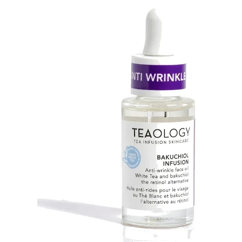 Teaology BAKUCHIOL WHITE TEA INFUSION anti-age face oil Serum przeciwzmarszczkowe 15 ml