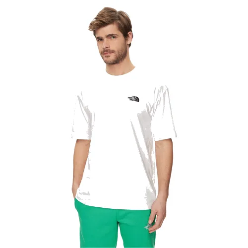 The North Face T-Shirt Simple Dome NF0A87NR Biały Oversize