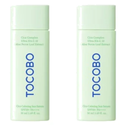 TOCOBO - Cica Calming Sun Serum SPF50+ PA++++ - 50ml (2szt.) Set