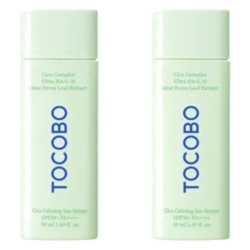 TOCOBO - Cica Calming Sun Serum SPF50+ PA++++ - 50ml (2szt.) Set