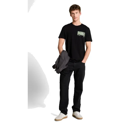 Tom Tailor Denim Koszulka Mężczyźni Bawełna (100%) czarny, XXL