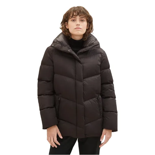 Tom Tailor Kurtka puchowa 1037572 Czarny Regular Fit