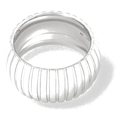 Tom Wood pierścionek srebrny Tubogas Ring Medium