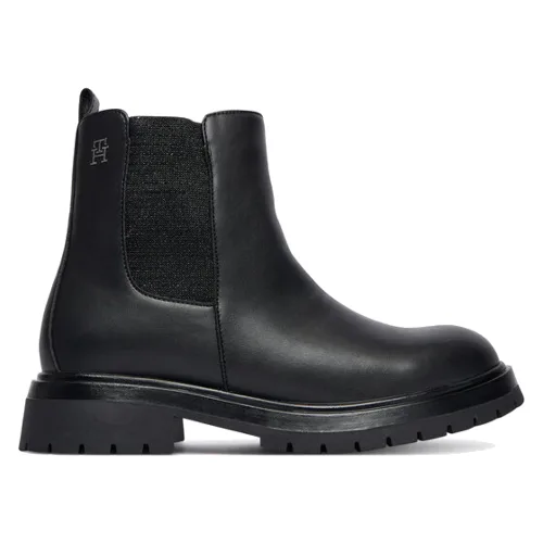 Tommy Hilfiger Botki Chelsea Boot T3A5-34152-1355 D Czarny