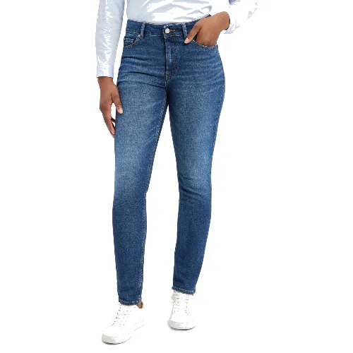 Tommy Hilfiger Dżinsy slim fit Kobiety Bawełna niebieski