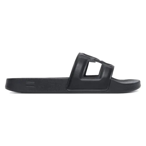 Tommy Hilfiger Klapki Monogram Pool Slide FW0FW09424 Czarny