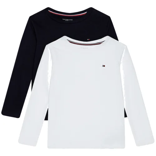 Tommy Hilfiger Komplet bluzek Cn Tee Ls UB0UB00309 Kolorowy Regular Fit
