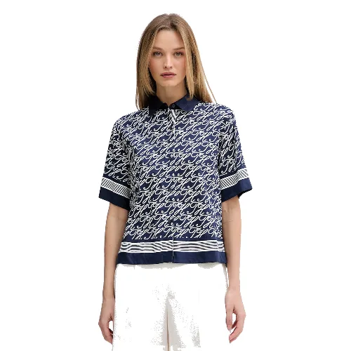 Tommy Hilfiger koszula damska z jedwabiem SUMMER