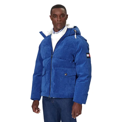 Tommy Hilfiger Kurtka puchowa MW0MW41361 Niebieski Regular Fit